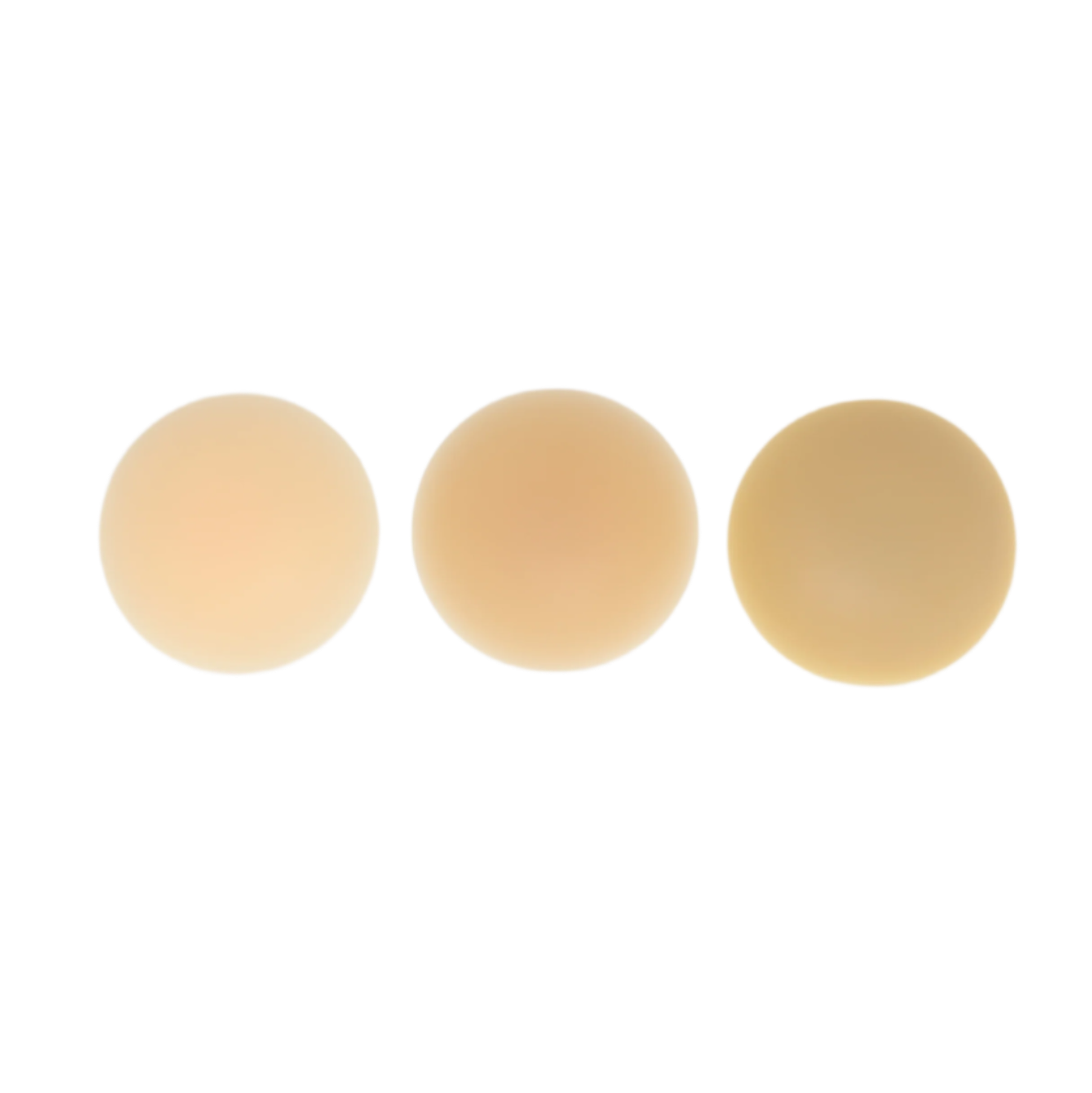 3 colours of adhesive nipple covers